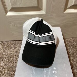 CALLAWAY Black & White Mesh Trucker Golf Hat Men's Adjustable Snapback